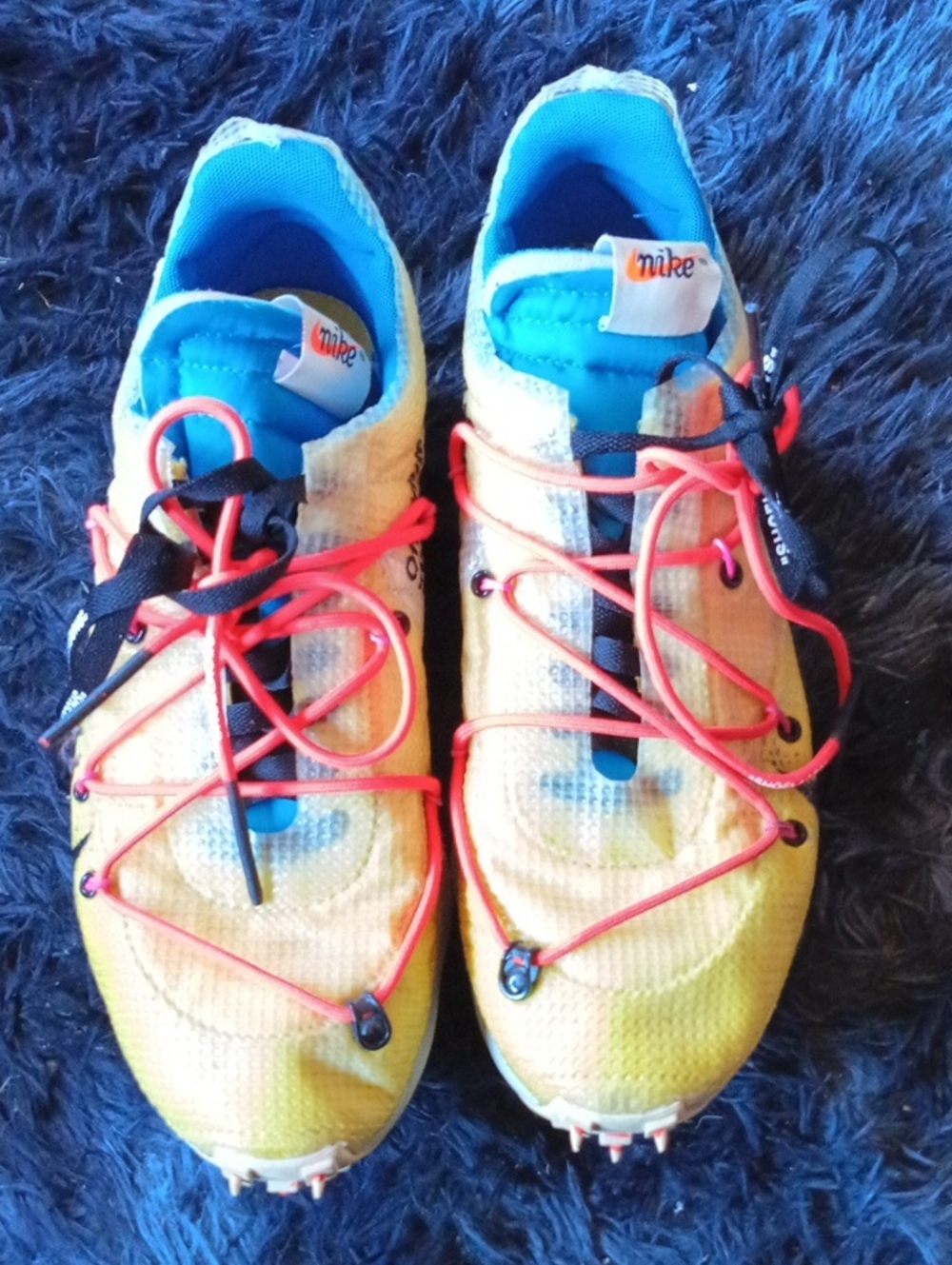 Nike Unisex X Off White Vapor Street Tour Yellow Shoes